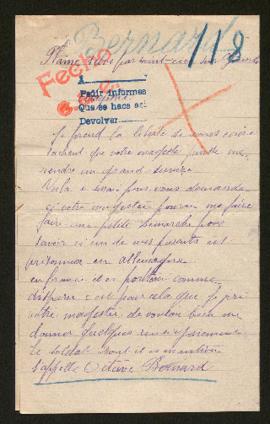 Expediente de Octave Bernard