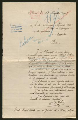 Expediente de Albert Cohen