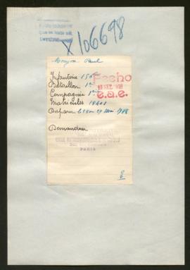 Expediente de Paul Mouyon