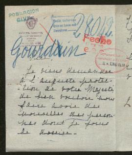 Expediente de la familia Gourdin Jourdain