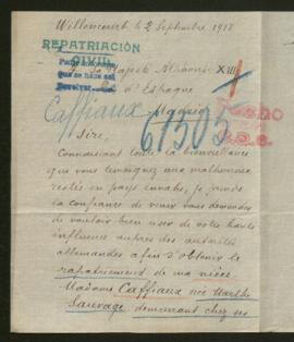 Expediente de Marthe Caffiaux Sauvage