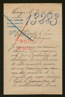 Expediente de la familia Leclerc Debruxelles