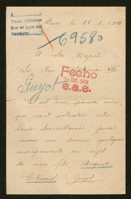 Expediente de Auguste Clément Guyot