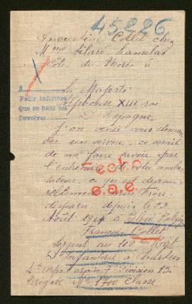 Expediente de François Collet