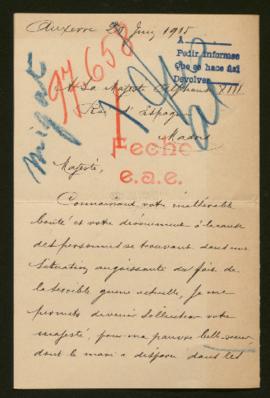 Expediente de Joseph Edmond Migat