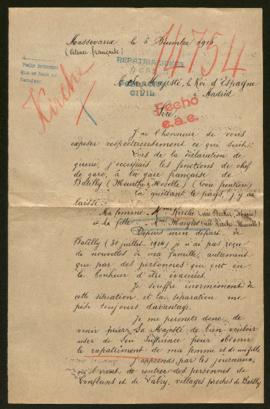 Expediente de Marie Kirche Decker y Marcelle Maigret Kirche