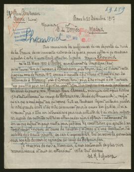 Expediente de Maurice Lhomond