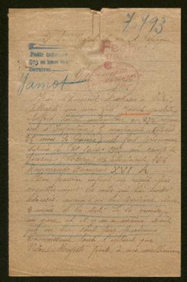 Expediente de Gustave Alfred Jamot