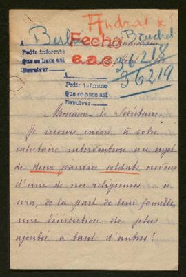 Expediente de Marius Andras y Elie Léon Sylvain Bruchet