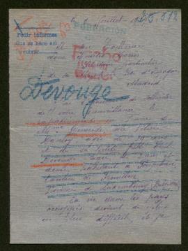 Expediente de la familia Devouge Danloy