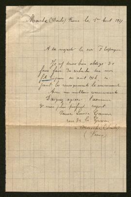 Expediente de Paul Alix Augustin Gaume