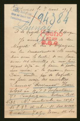 Expediente de Raymond Henri Launay