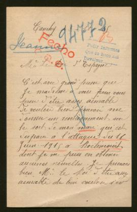 Expediente de Paul Eugène Desiré Jeanne