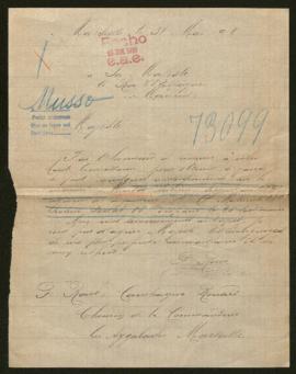 Expediente de Antoine Laurent Musso