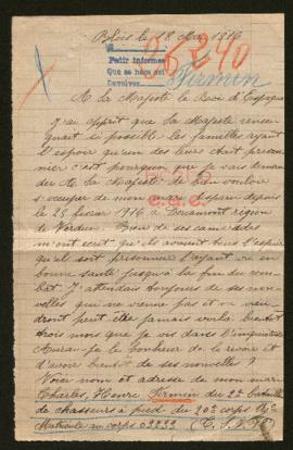 Expediente de Charles Henri Firmin