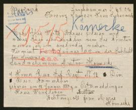 Expediente de Gustav Kömecke