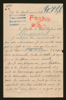 Expediente de Georges Théophile Renouard