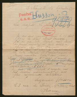 Expediente de René Husson