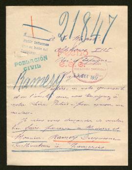 Expediente de la familia Ramery-Duquesne