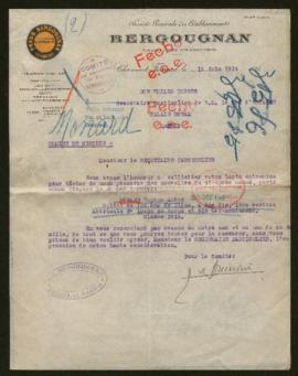 Expediente de Eugène André Monard y Ernest Jean Granet