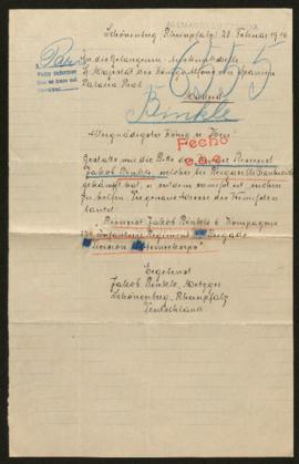 Expediente de Jakob Binkle