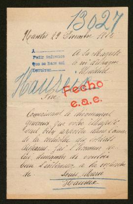 Expediente de Louis Marie Haureix