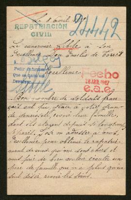 Expediente de la familia Sibile Durieux