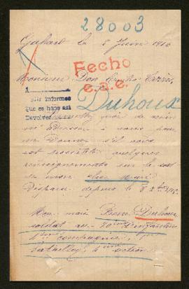 Expediente de Pierre Duhoux