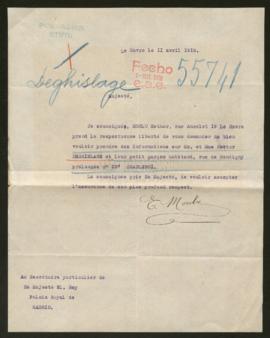 Expediente de la familia Deghislage