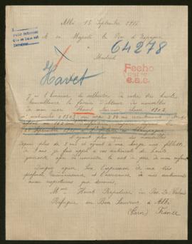 Expediente de Narcisse Havet