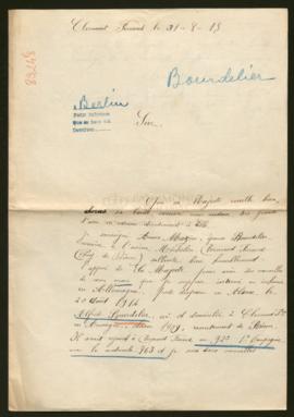 Expediente de Alfred Bourdelier