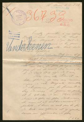 Expediente de madame Vanderleéenen Painblanc