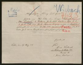 Expediente de Otto Wiebach