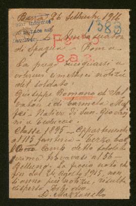 Expediente de Giuseppe Romano
