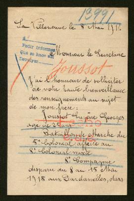 Expediente de Georges Eugène Joussot