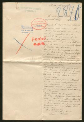 Expediente de la familia Zaar-Eloy