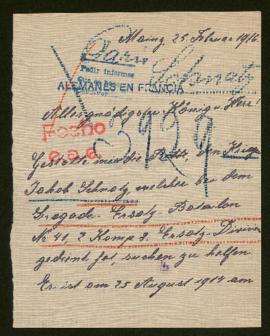 Expediente de Jakob Schnatz