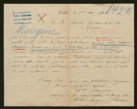 Expediente de Antoine Maugein