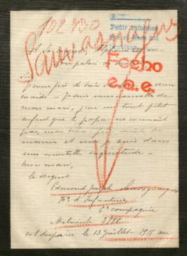 Expediente de Edmond Joseph Sauvagnargues