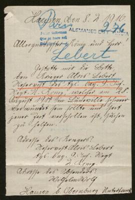 Expediente de Alois Lebert