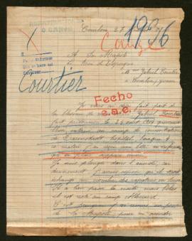 Expediente de Gabriel Courtier