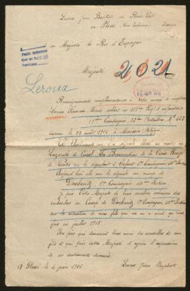 Expediente de François Leroux