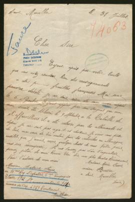 Expediente de Antoine Faure