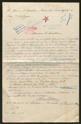 Expediente de Auguste Poisson