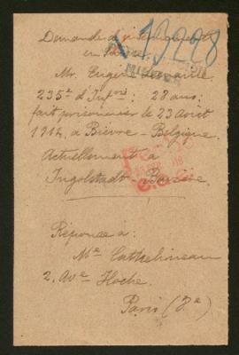 Expediente de Eugène Lemaine