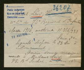 Expediente de Henri Albert y Jules Ade