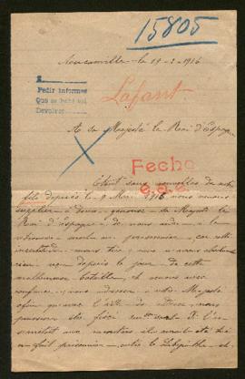 Expediente de Joseph Lafant