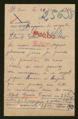 Expediente de Albert Gourin