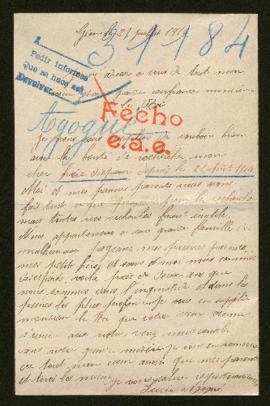 Expediente de Désiré Louis Agogué