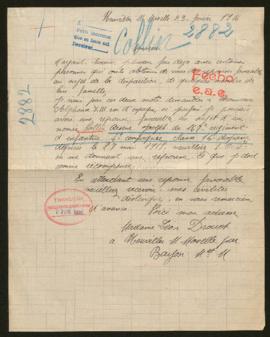Expediente de Arsène Joseph Collin